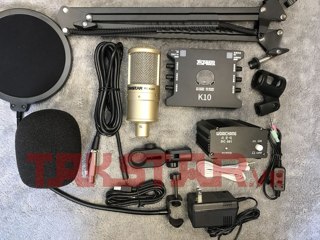 Micro thu âm Takstar PC-K200 chất lượng - hát live chuyên nghiệp