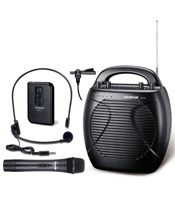 TAKSTAR E17 Máy trợ giảng kèm micro không dây cầm tay, micro đeo tai