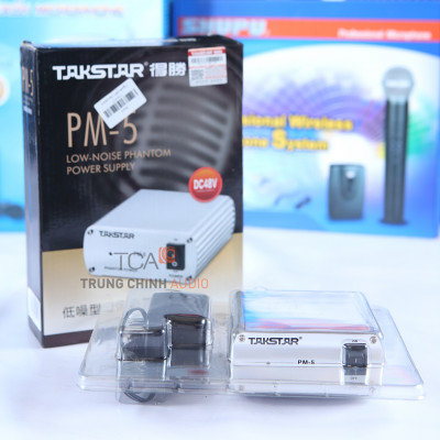 Nguồn 48V cho micro Takstar PM-5